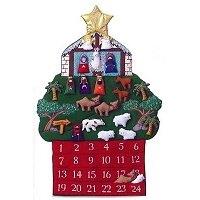 Shaped Nativity Advent Calendar